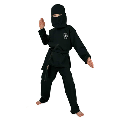Verkleedkleding Zwart Ninja kostuum voor kinderen