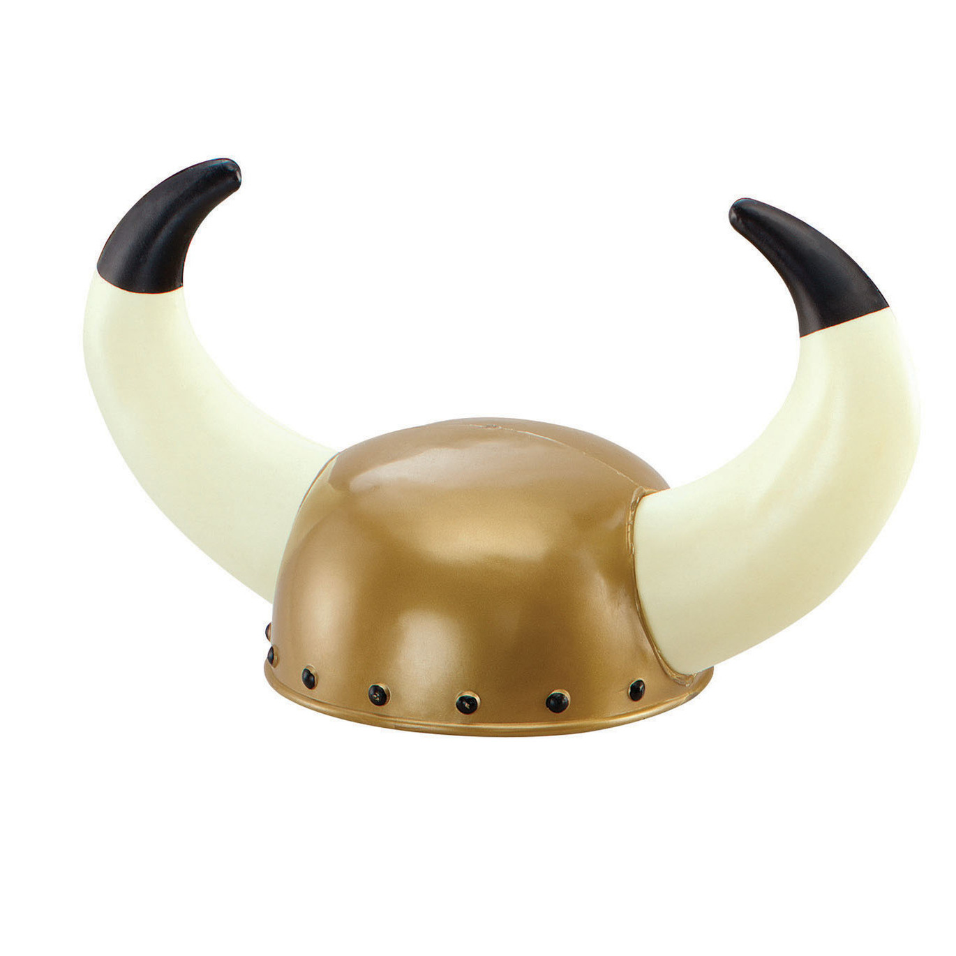 Viking verkleed helm - goud/wit - kunststof - voor kinderen