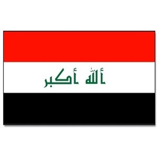 Vlag Irak 90 x 150 cm feestartikelen