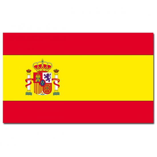 Vlag Spanje 90 x 150 cm feestartikelen