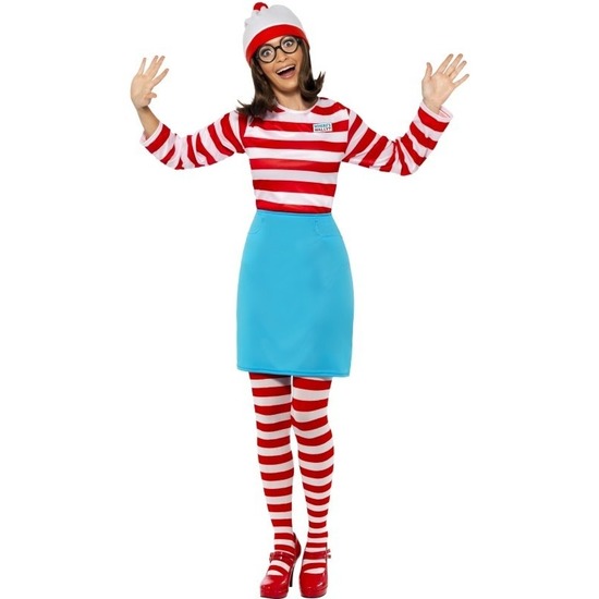 Waar is Wally kostuum voor dames