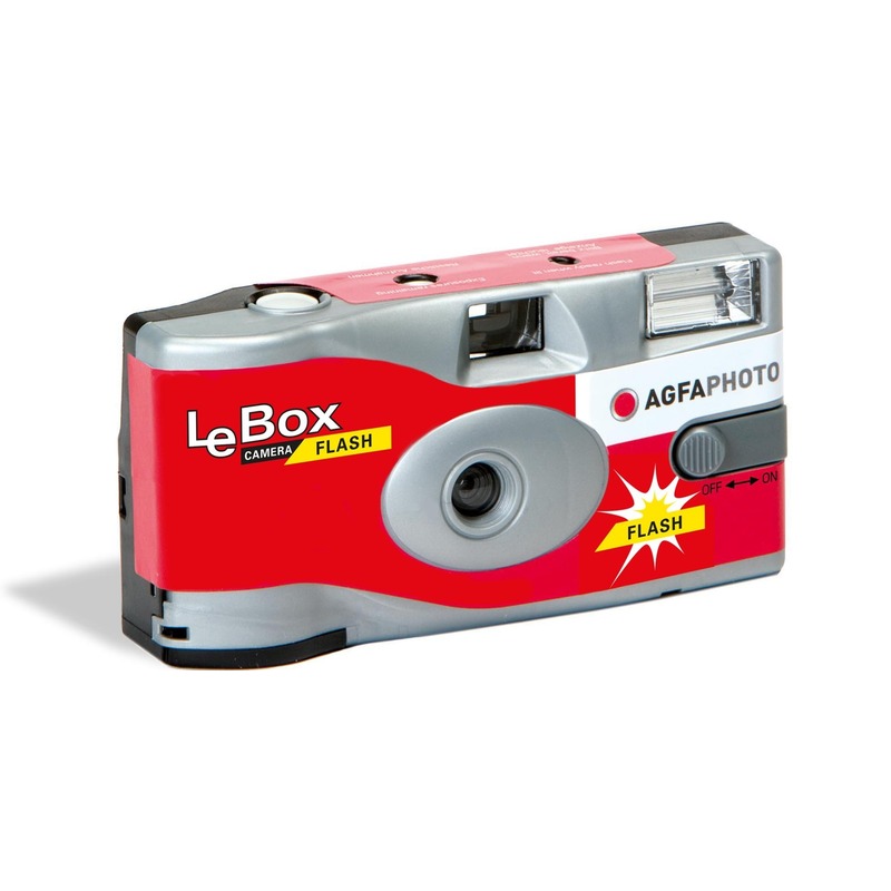 Wegwerp camera met flitser voor 27 kleuren fotos