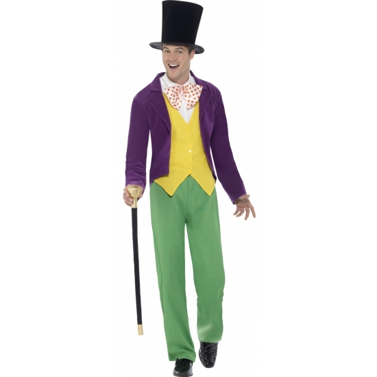 Willy Wonka kostuum voor heren
