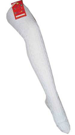 Verkleed Witte Tiroler kousen voor dames