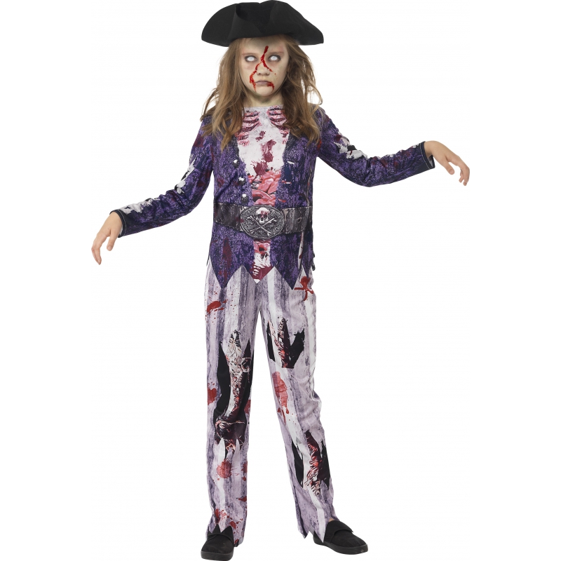 Zombie piraat kostuum voor meiden