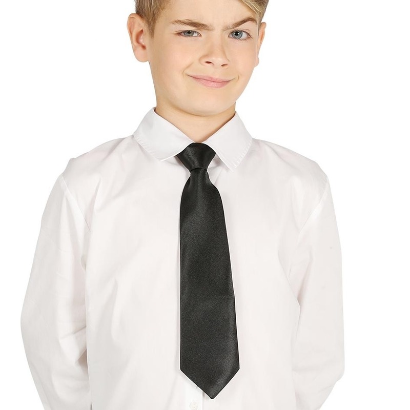 Zwarte stropdas voor kinderen