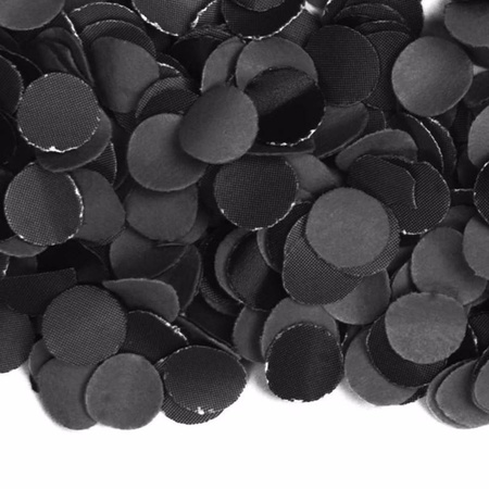 600 gram zwart en rode papier snippers confetti mix set feest versiering