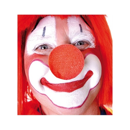 100x Red clowns nose foam