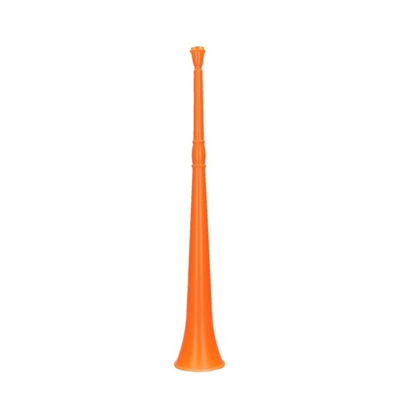 10x Orange vuvuzela 48 cm