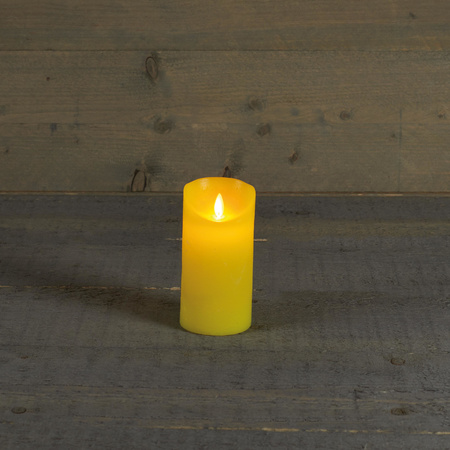 1x Set Yellow Led candles with moving flame