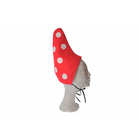 1x Red and white leprechaun childrens hat