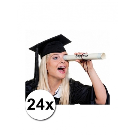 24 graduation hats deluxe
