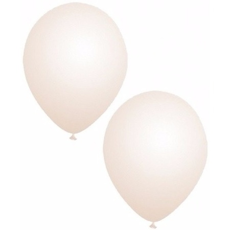 25x Transparent party balloons 27 cm