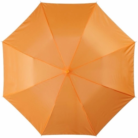 3x Kleine paraplus oranje 93 cm