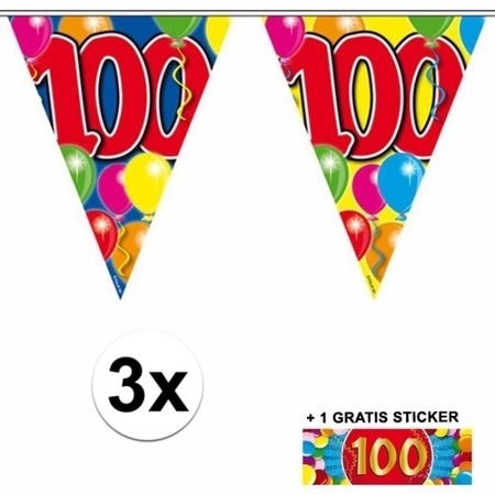 3x Flagline 100 years simplex with free sticker