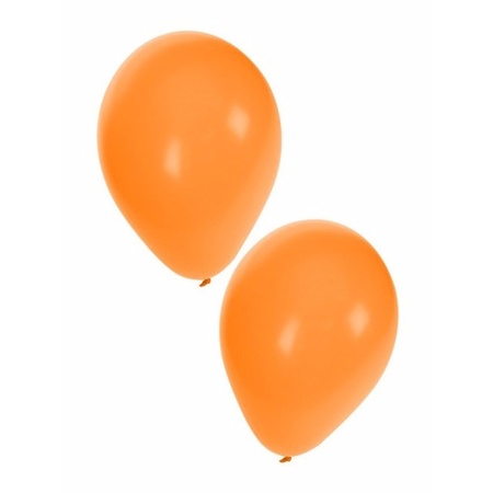 Oranje decoratie ballonnen 50x