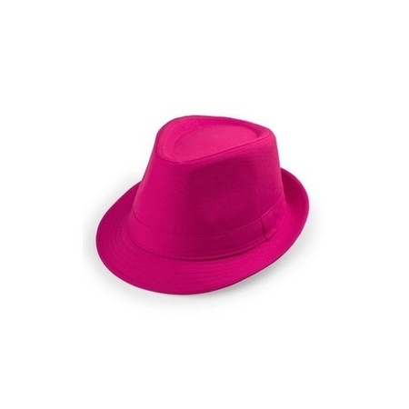 8x Advantageous pink trilby hats
