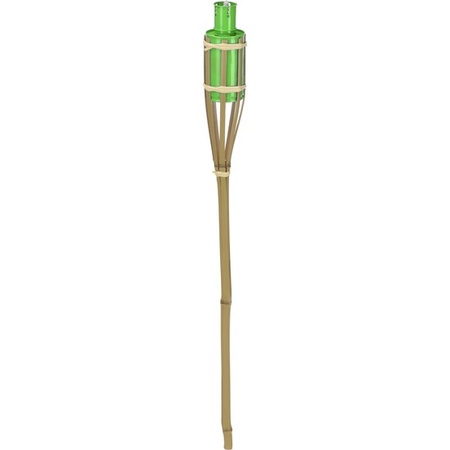 Bamboo garden torch green 65 cm