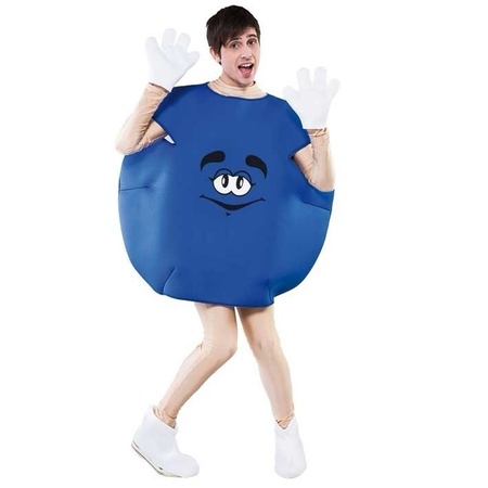 Blue candy costume for adults