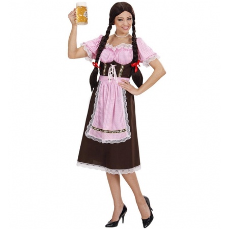 Verkleedkleding Duitse Heidi jurk