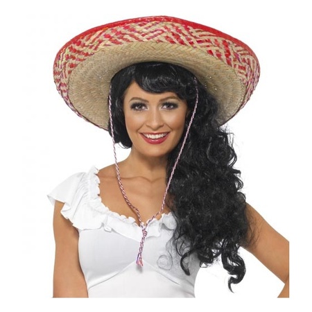 Verkleed Sombrero Fiesta voor dames