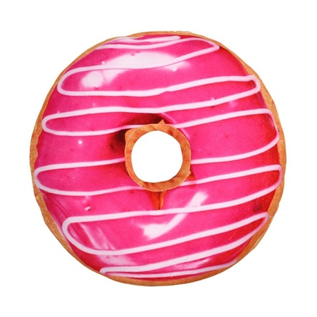 Donut pillow pink 40 cm
