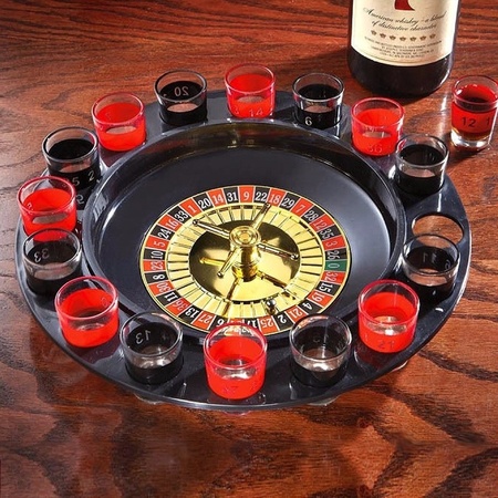 Drankspel/drinkspel shot roulette