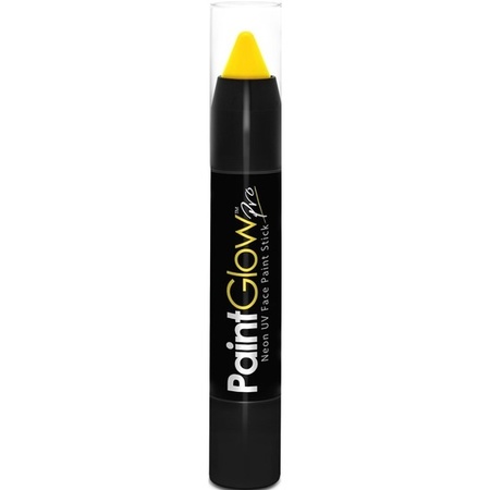 Face paint stick - neon/UV yellow - 3.5 grams - face paint/make-up marker/pencil