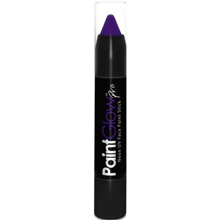Face paint stick - neon/UV purple - 3.5 grams - face paint/make-up marker/pencil