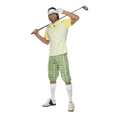 Verkleedkleding Fun kostuum golfer