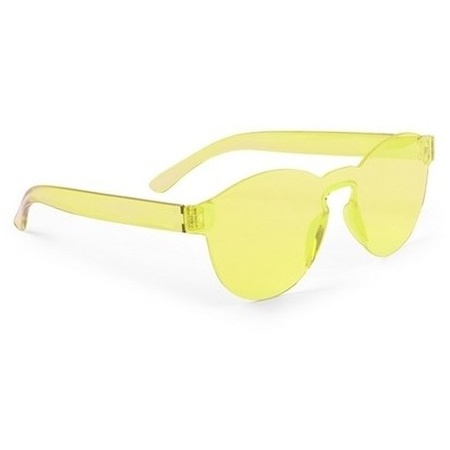 Yellow partyglasses for adults