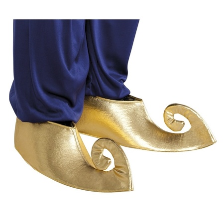 Golden sultan shoe covers for adults