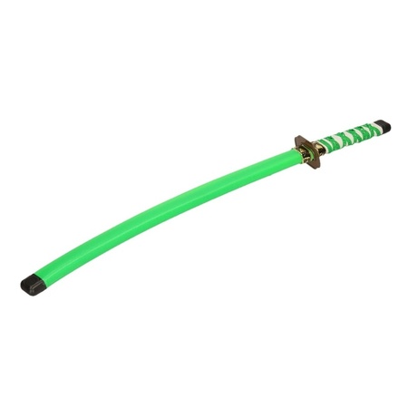 Groene ninja zwaarden in schede