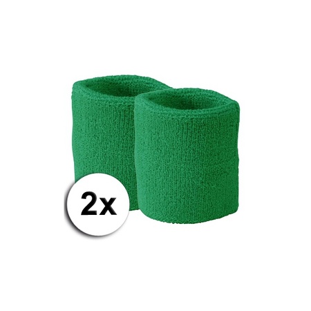 Groene polsbandjes 2 x