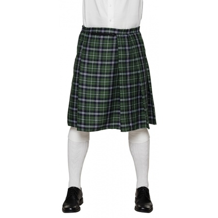 Groene Schotse verkleed kilts voor heren