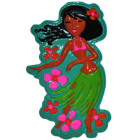Hawaii theme party decorations set of 4x