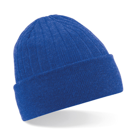 Mens/Ladies winter Thinsulate beanie hat 100% acryl blue