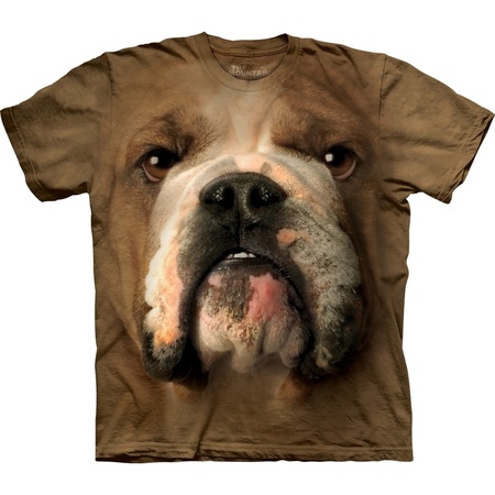 Bulldog T-shirt voor volwassenen