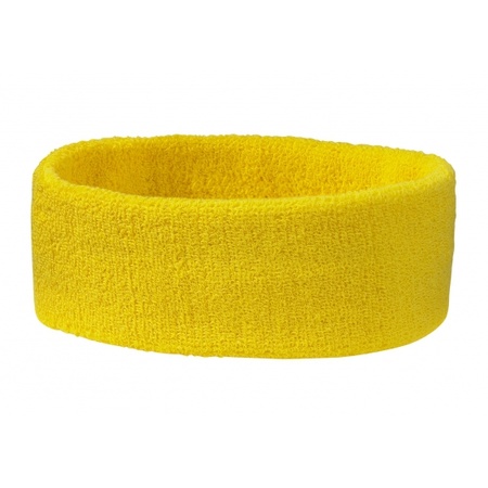 Headband for sport gold yellow