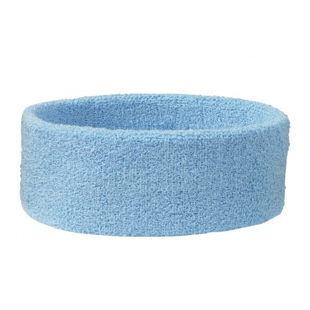 Headband for sport light blue