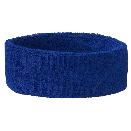 Blue headband for sport