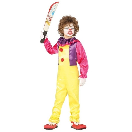 Horror clown Freak costume for kids