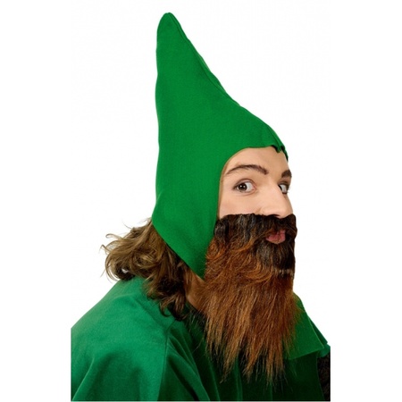 Gnome/dwarf hat - green - for adults