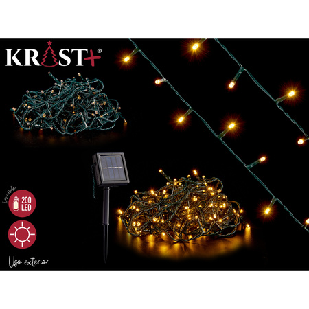 Christmas lights/Party lights 200 warm white LEDS on solar power