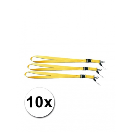 Keycords yellow 10 pieces