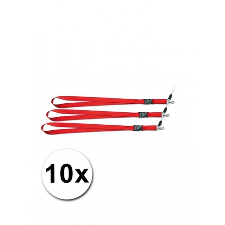 Keycords red 10 pieces