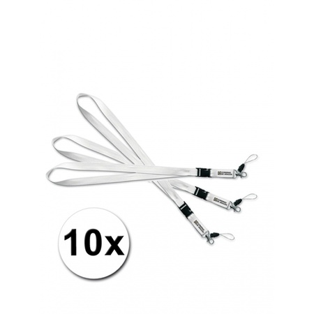 Keycords white 10 pieces