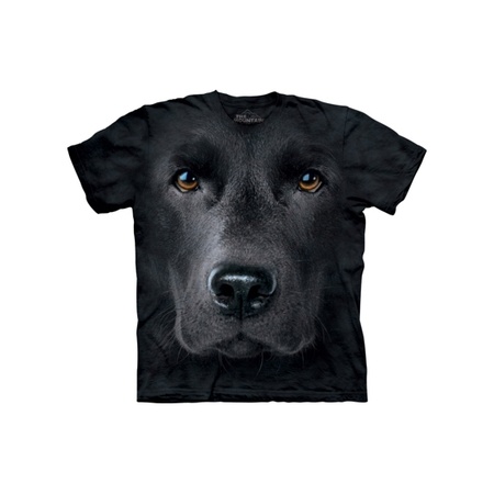 Zwarte Labrador T-shirt voor kinderen