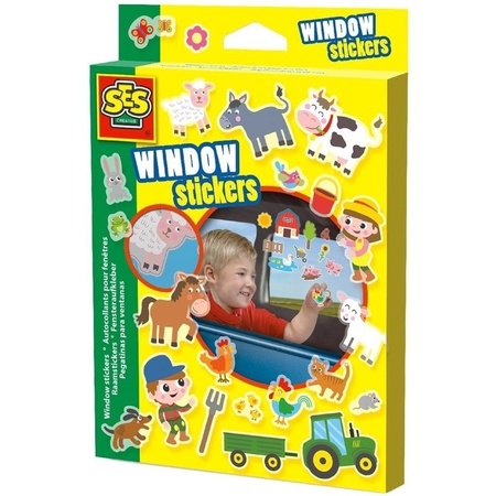 Childrens room decoration window stickers farm