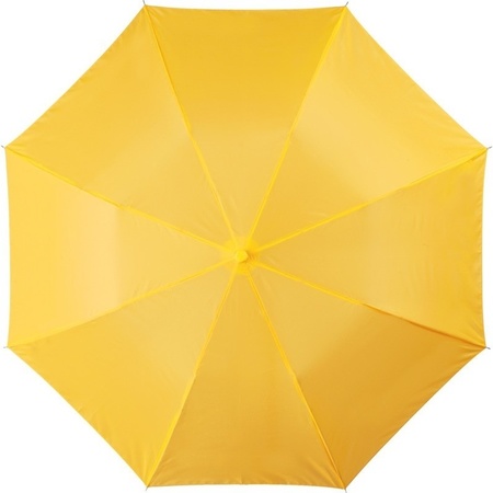 Kleine opvouwbare paraplus geel 93 cm